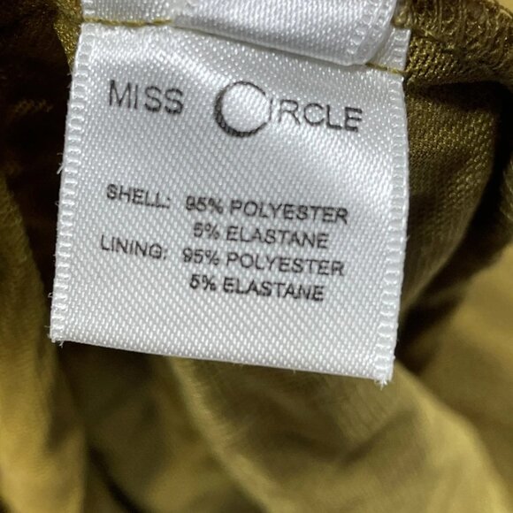 Miss Circle Women’s Ulani Burnout Velvet Mesh Maxi Dress Size XS Green/Gold - Picture 6 of 8